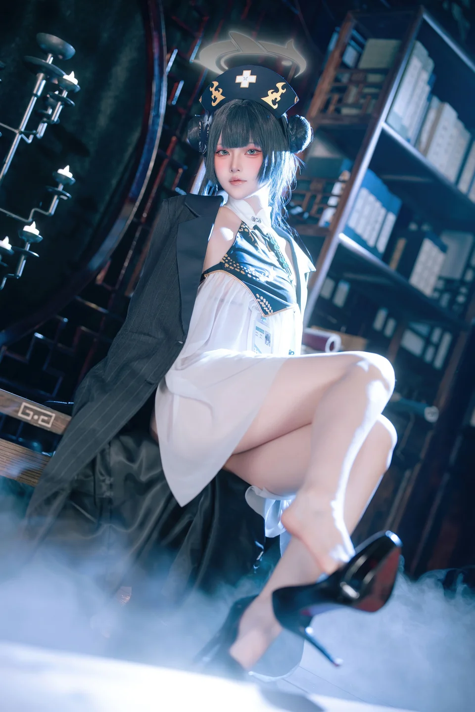 屿鱼 - No.079 蔚蓝档案·妃咲同人护士 [65P-358MB] tg@simisebaisi 【丝足阁】009.webp